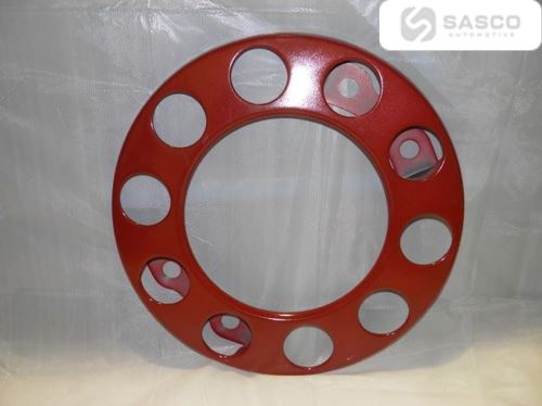 KRYT KOLA 22,5" / 335MM 10 OTVORŮ LAKOVANÝ ČERVENÝ