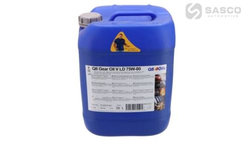 OLEJ DO PŘEVODOVKY GL4 SAE 75W80 Q8 20L