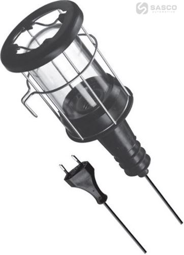 DÍLENSKÁ LAMPA S KOVOVÝM KRYTEM