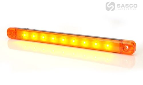 OBRYSOVÁ LAMPA ŽLUTÁ LED 238X21 BEZ DRŽADLA