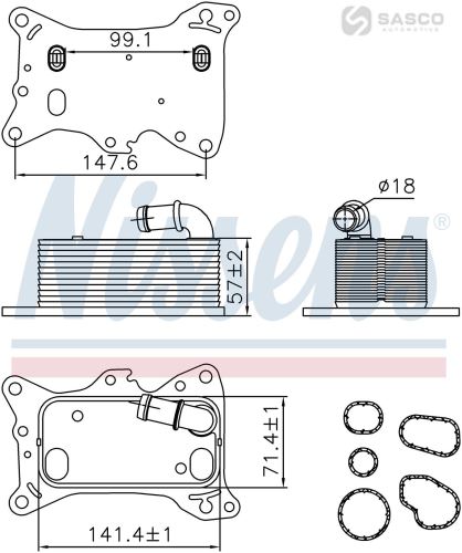 OLEJOVÝ CHLADIČ MB SPRINTER 906 04.06-
