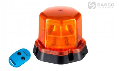 VÝSTRAŽNÝ MAJÁK LED ORANŽOVÝ S 1 ŠROUBEM