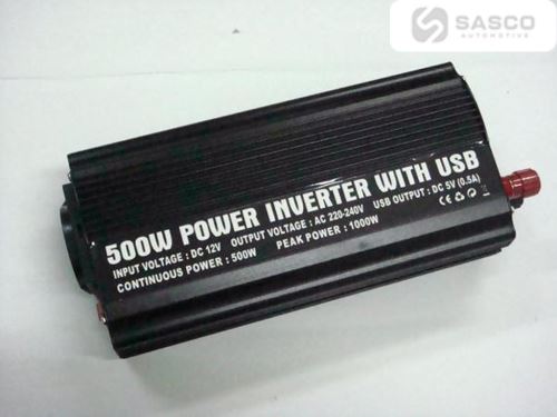 MĚNIČ NAPĚTÍ 12V/220V 500W