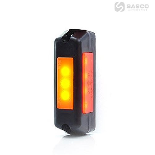 OBRYSOVÁ LAMPA BÍLO-ČERVENO-ŽLUTÁ NEON, VLEVO=PRAVÉ,