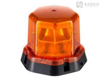 VÝSTRAŽNÝ MAJÁK LED ORANŽOVÝ S 1 ŠROUBEM