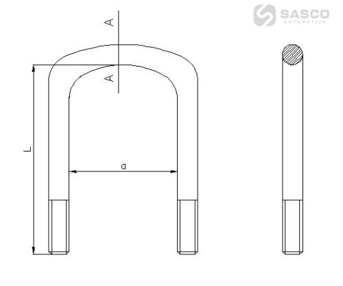TŘMEN PERA BPW M24X101X280