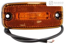 LED OBRYSOVÁ LAMPA ŽLUTÁ OBDÉLNÍKOVÁ 111X51