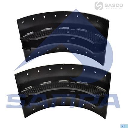 BRZDOVÉ DESTIČKY VOLVO 200MM SET 2KS