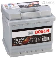 BATERIE 12V 54AH BOSCH L-530A STŘÍBR