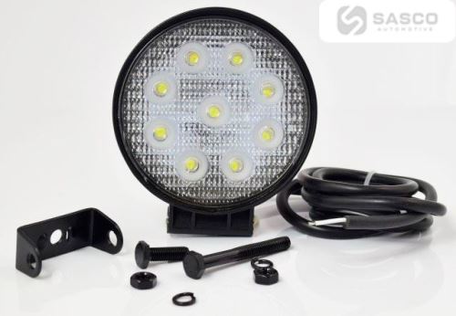 LED PRACOVNÍ SVĚTLA KRUHOVÁ 9LED 9X3W