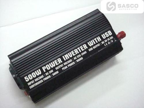 MĚNIČ NAPĚTÍ 24V/220V 500W