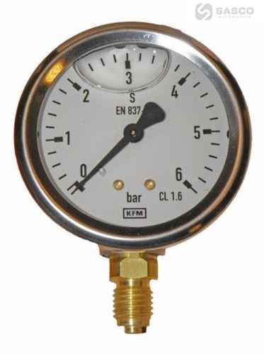 MANOMETR 6BAR M12X1,5 PRO TLAK NÁPRAV