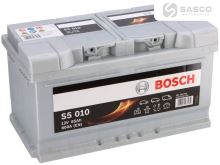 BATERIE 12V 85AH BOSCH 800A STŘÍBRNÁ L-