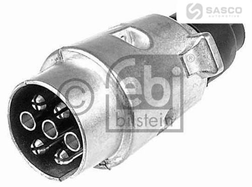 ELEKTRICKÁ ZÁSTRČKA 7PÓLOVÁ 12V KOV