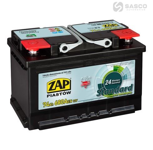 BATERIE 12V 74AH ZAP 680A STANDARD L-