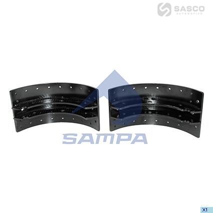 BRZDOVÉ DESTIČKY VOLVO 175MM SET 2KS
