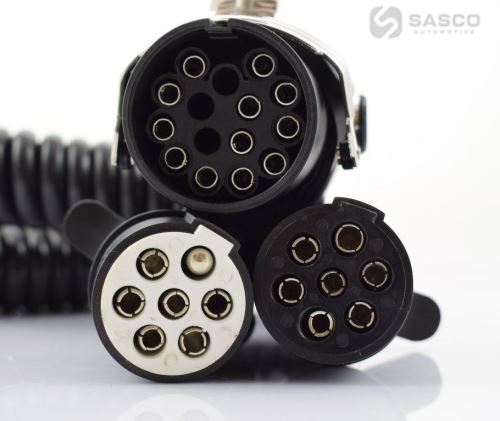 SPIRÁLOVÝ KABEL T-KONEKTOR 15PÓLOVÝ 4,5M